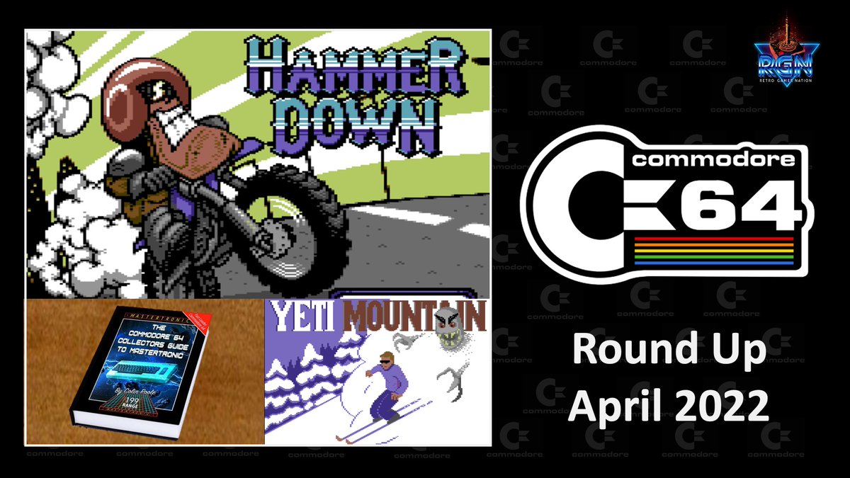 The April 2022 edition of the RGN #C64 Round Up is now out. We take a look at Hammer Down and provide exclusive footage of upcoming games Yeti Mountain, Knights n Slimes and Cursed Tomb.

youtu.be/vmSbFY2RIBw
