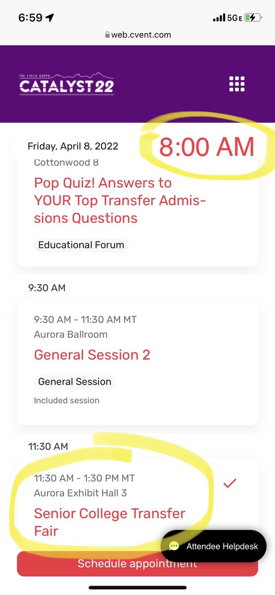☀️ Good morning <a href="/PHITHETAKAPPA/">Phi Theta Kappa Honor Society</a>! Hope your #PTKCatalyst schedule looks like this ⬇️⬇️⬇️ #IAMPTK