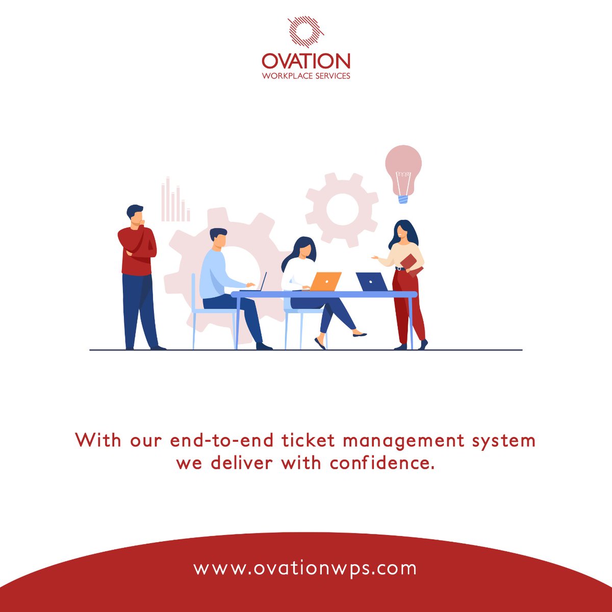 Ovationwps's tweet photo. With our end-to-end ticket management system we deliver with confidence.
Learn more here- https://t.co/xtAUyD8LD7
#ovationworkplaceservices #ovationwps #informationtechnology #managementsystem #technicalsupportservices https://t.co/KxVUWB2lUH