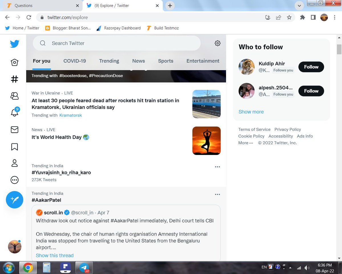 Trending in India... Tweet &amp; Retweet fast... 🔥🔥
#Yuvrajsinh_ko_riha_karo #YouthWithYuvrajsinh #iSupportYuvrajsinh #kon_jitu_vaghani