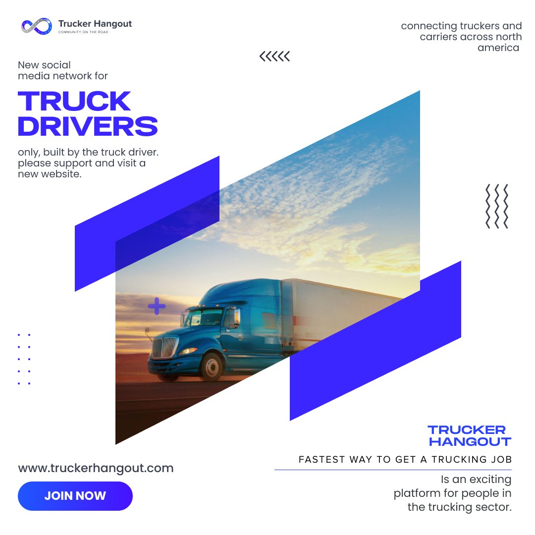trucker_hangout's tweet photo. Don't get stuck with the rest, TRUCKER HANGOUT is the best.
Visit and Support our website - https://t.co/nC4KcmCH3h

@trucker_hangout 
#truckingbusiness #truckingporn #truckinsurance #truckservices #truckinggirl https://t.co/1ZBJ67aRWR
