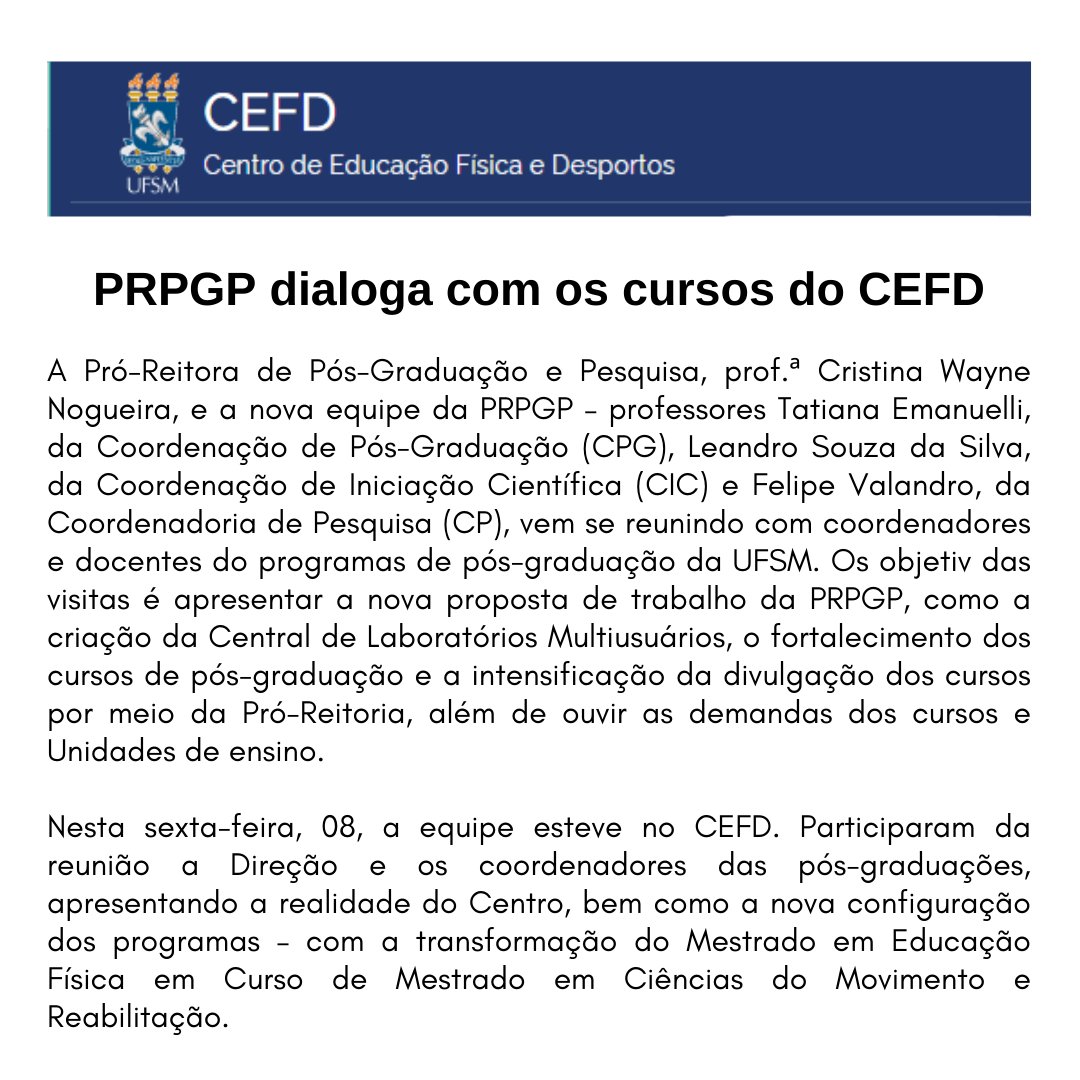 CEFD UFSM (@cefdufsm) on Twitter photo 