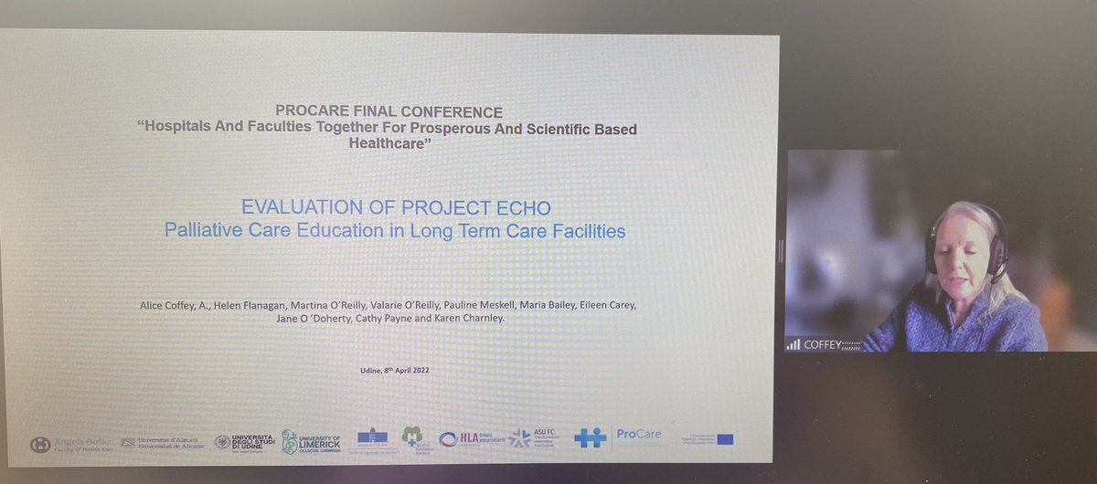 C_FitzGerald_'s tweet photo. @AliceCoffey13 sharing learnings from Project Echo @NursingMid_UL at @ProcareEurope #ProCareEurope https://t.co/2OVG45YXdi