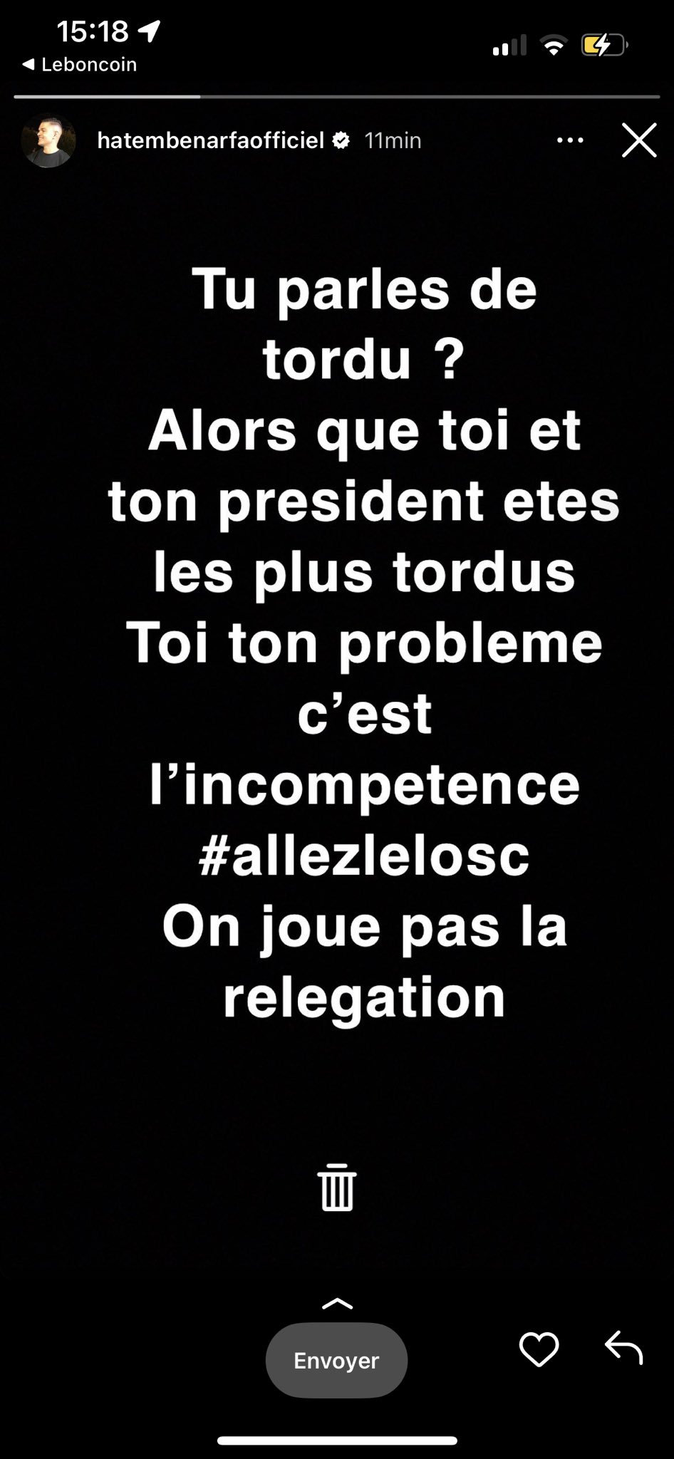 La Reponse Cinglante D Hatem Ben Arfa A Jocelyn Gourvennec Befoot