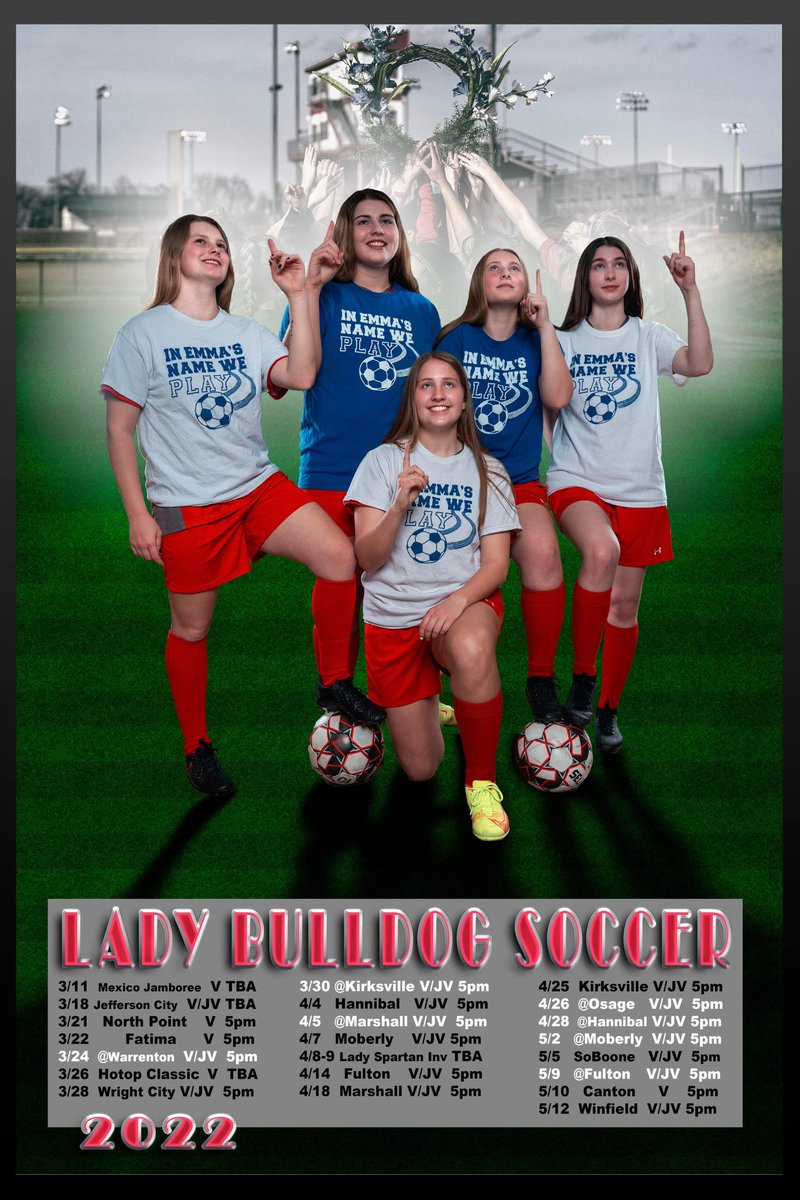 MexLadySoccer's tweet photo. The talent in Mexico, MO is unreal. A big THANK YOU to everyone who made these posters happen. @ericmattson01 @UngerPhoto @mexicohssports ⚽️ 🐾 💙 https://t.co/oi8f3PyXDo