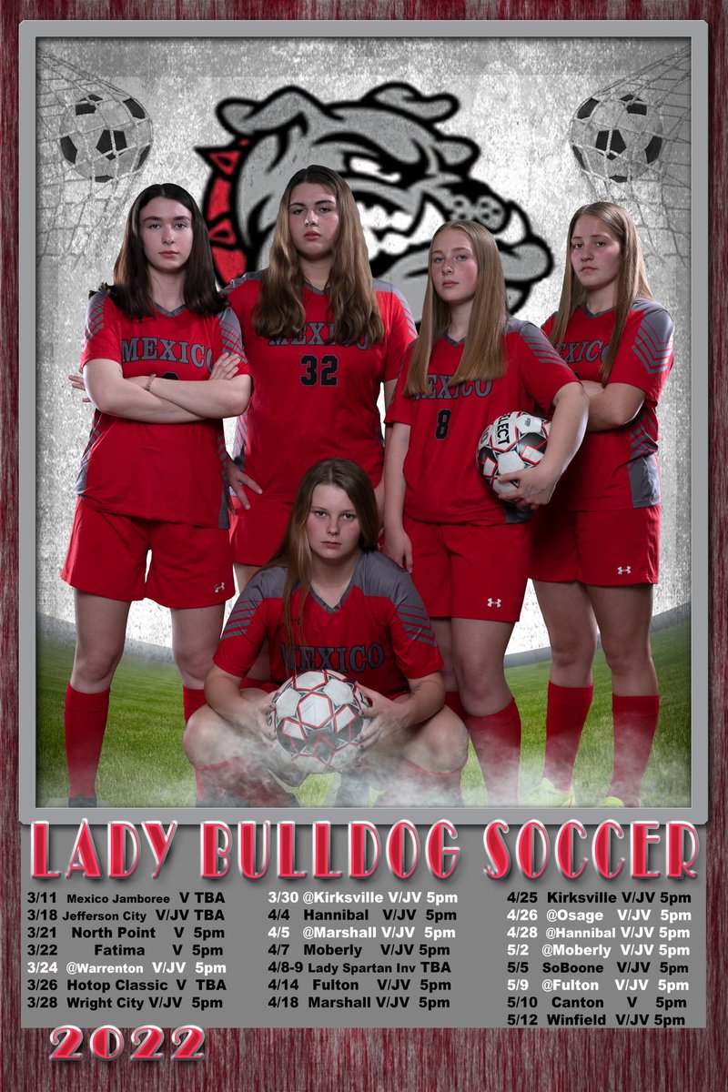 MexLadySoccer's tweet photo. The talent in Mexico, MO is unreal. A big THANK YOU to everyone who made these posters happen. @ericmattson01 @UngerPhoto @mexicohssports ⚽️ 🐾 💙 https://t.co/oi8f3PyXDo