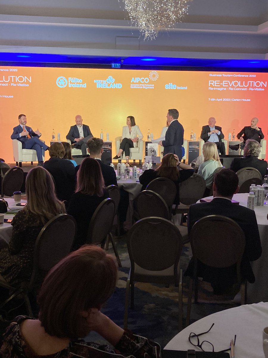 Welcome back to our afternoon panel discussion <a href="/MocklerPaul/">Paul Mockler</a> <a href="/Failte_Ireland/">Fáilte Ireland</a> <a href="/efa_d/">aoife delaney</a> <a href="/SiteIreland/">SITE Ireland</a> <a href="/DMCNetworkLLC/">Spark Lingonberry News</a> <a href="/IHFcomms/">Irish Hotels Federation</a> <a href="/Nickylogue/">Nicky Logue</a> <a href="/Nickycpl/">Nicola McGrane, CEO, CPI</a> <a href="/bgoed/">Ben Goedegebuure</a> <a href="/ocerezales/">Oscar Cerezales</a> who are responding to trends, challenges &amp; opportunities identified by global experts #AIPCO2022