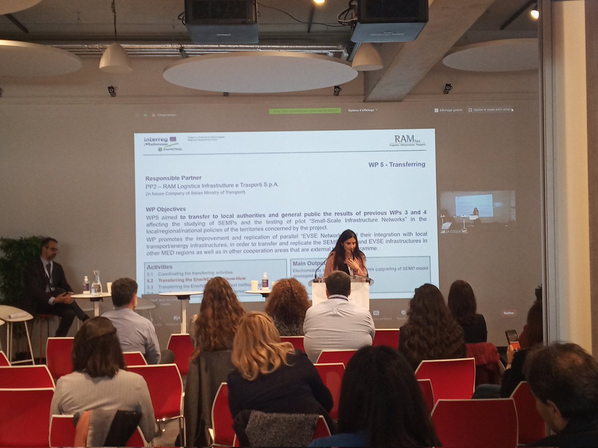 EnerNETMob's tweet image. 📣 Happening now‼️ the presentation of ICT platform 💻 that was implemented during the #enernetmob and the transferring &amp;amp; capitalization results