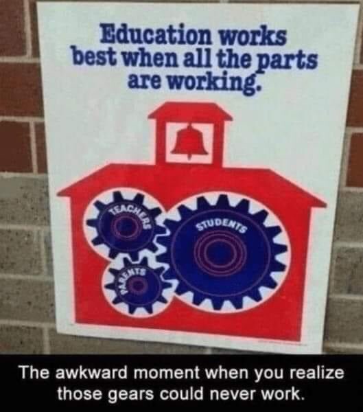 EricMcGPhD's tweet photo. The need for systemic change in education captured in a picture - from Pre-K to workforce education. All well-meaning forces, nested in a system that is designed to work against itself in one way or another. https://t.co/OPGpaBv5fV