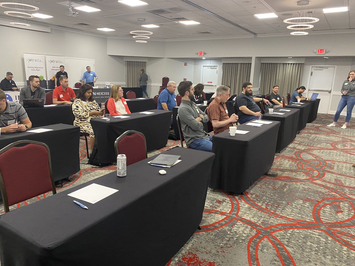 Unconf_US's tweet photo. Attendees control the day! Everyone is pitching topic ideas that will be voted on! The most-voted ideas will be presented. @brentwpeterson @maddie3013 @wagento https://t.co/1On8a2We8u