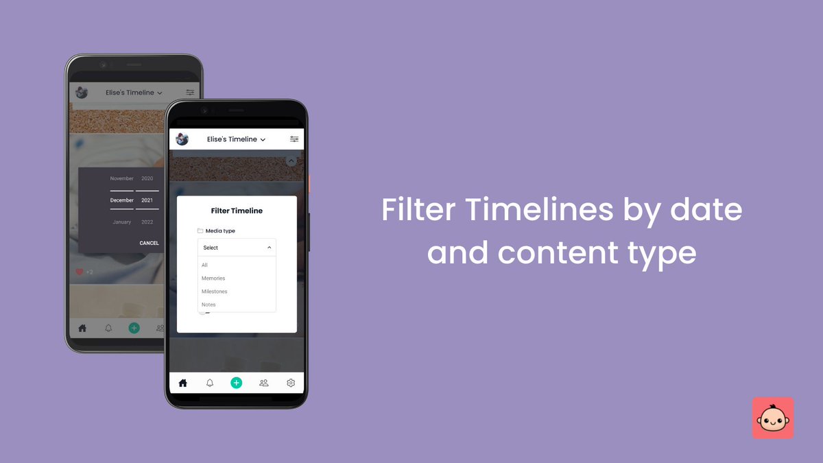Easily filter by content type, date and content liked by you so that you never lose a moment 😊

Add to your timeline today mysunshineapp.page.link/mqky