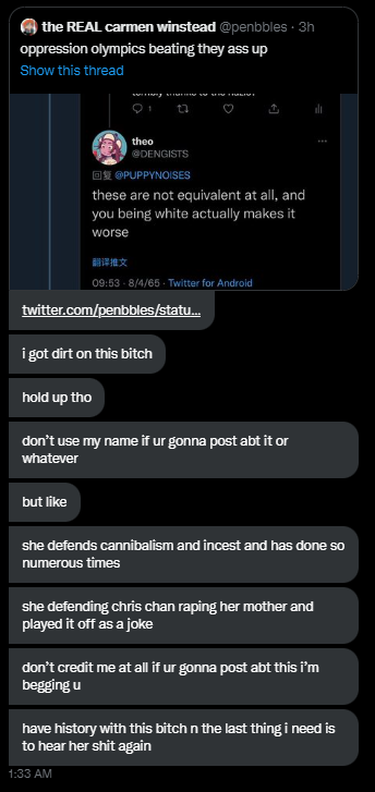 chloe tweet media