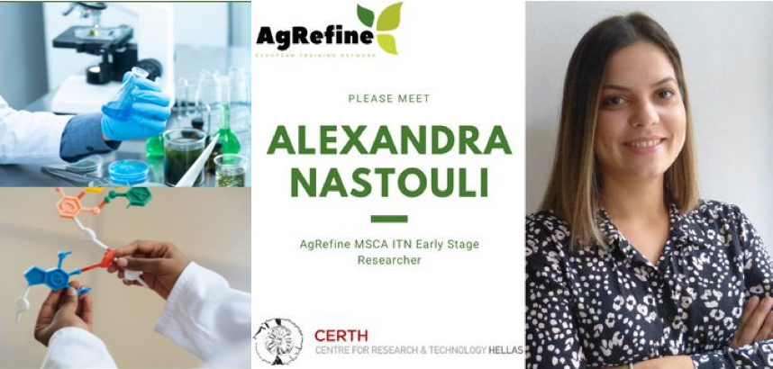 AgrefineI's tweet photo. @AlexandraNasto1 is taking control of #AgRefineITN twitter account for April. She is ESR6, working on development of a membrane bioreactor purification system at @CERTHellas. Stay tuned to be enlightened about @AgrefineI science adventure!
#MSCA #ITN #PhD #EUFundedResearch https://t.co/IpkpN127QH