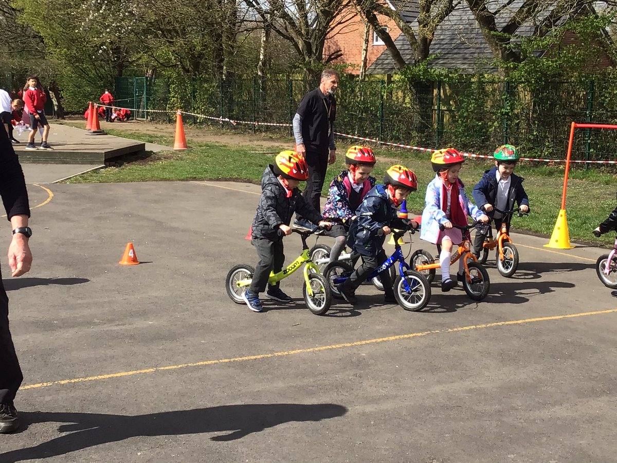 StrettonStMatts's tweet photo. Class R had a great time doing Bikeability. They practised balancing and weaving in and out of the cones. They had the chance to ride a two wheeler bike and they were and all fab. They enjoyed receiving their certificates.#SSM #SSMReception #SSMPhysicaldevelopment https://t.co/x2E1cVWbwJ