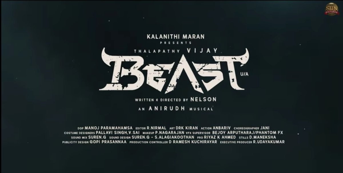 TICKTALKNEWS's tweet photo. #MOVIEUPDATE

SUN PICTURES 😎 HAVE OFFICIALLY RELEASED 🤩 THE NEXT SINGLE OF BEAST MOVIE 💥 STARRING VIJAY &amp; POOJA HEGDE 🎉. 

BEAST 3RD SINGLE LINK :
https://t.co/KECLpjKcZ6

@sunpictures  @actorvijay  @hegdepooja  @Nelsondilpkumar  @anirudhofficial 

#beast  #Beastmovie https://t.co/bjtOQqTlSY