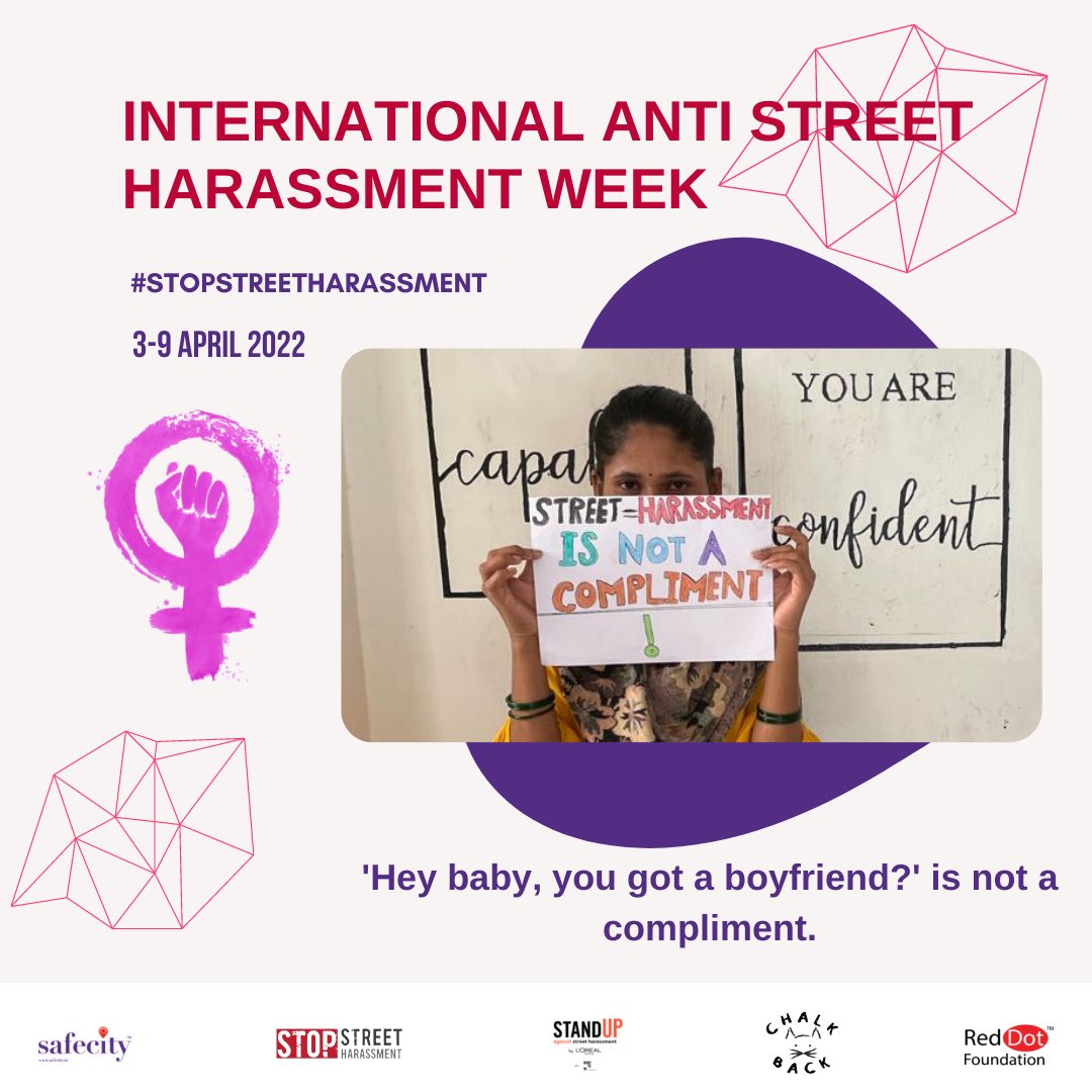TheSafecityApp's tweet photo. It’s not a compliment, it’s harassment.

Let’s understand the difference between the two, together. 

#antistreetharassment #StopStreetHarassment #ASHweek

#survivor #women #rapeculture #equality #violenceagainstwomen #abuse #womenempowerment #reddotfoundation #safecity https://t.co/obxm5s08Wp