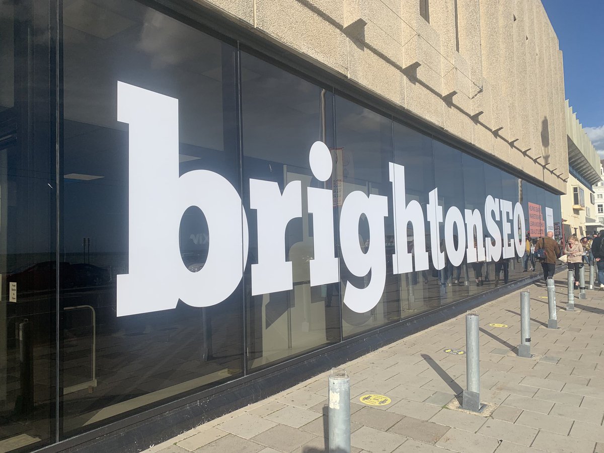Had such a good day at <a href="/brightonseo/">brightonSEO</a> yesterday - some amazing talks and meeting lots of SEOs and having a couple of beers! Well done to all the speakers and massive thank you to <a href="/kelvinnewman/">kelvin newman</a> and the team for throwing an amazing conference #BrightonSEO