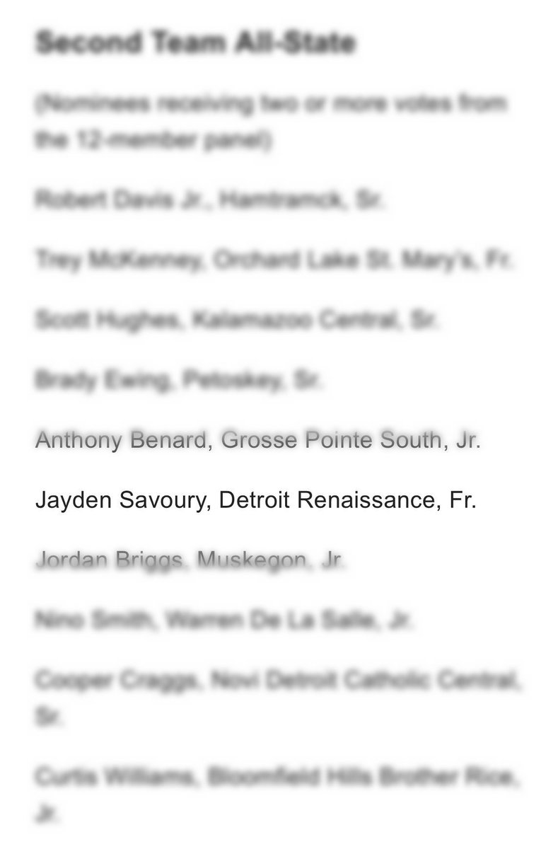 Mark Savoury (@marksavoury) on Twitter photo Congratulations to <a href="/SavouryJayden/">Jayden Savoury</a> for making <a href="/Mlive/">MLive</a> 2nd Team All-State as a Freshman. The work will continue🙏🏾
<a href="/MbbRenaissance/">RenaissanceMBB🏀</a> <a href="/HankampScott/">Scott Hankamp</a> <a href="/woodwardsports/">Woodward Sports Network</a> <a href="/endless_motor/">Endless Motor Sports</a> Congratulations to <a href="/SavouryJayden/">Jayden Savoury</a> for making <a href="/Mlive/">MLive</a> 2nd Team All-State as a Freshman. The work will continue🙏🏾
<a href="/MbbRenaissance/">RenaissanceMBB🏀</a> <a href="/HankampScott/">Scott Hankamp</a> <a href="/woodwardsports/">Woodward Sports Network</a> <a href="/endless_motor/">Endless Motor Sports</a>