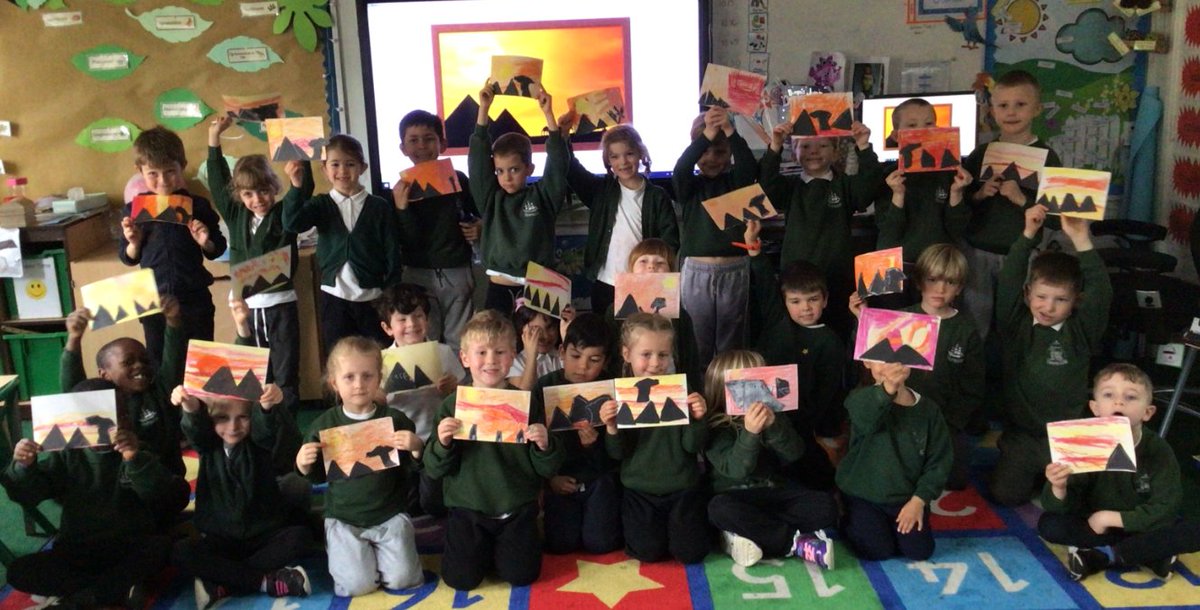TrafalgarInfant's tweet photo. The children and staff had a wonderful 'Let's Get Creative Day' at school this week. The children travelled to different countries around the school and created some amazing art work. https://t.co/lY9xJVECNW
