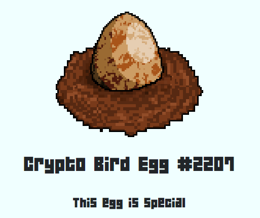 cryptobirdme's tweet photo. 🎉SPECIAL giveaway!

1x  SPECIAL Crypto Bird Egg

- It's extremely RARE!

✅❤, RT and follow
✅Tag your #crypto friends in comments
✅Join Discord https://t.co/AcWAGpz3TN

BONUS: play #nestwars

#PlayToEarn #cryptobirdme #NFTGame #NFTProject #NFTCommunity #NFTGiveaway https://t.co/VkwCFbDTsC