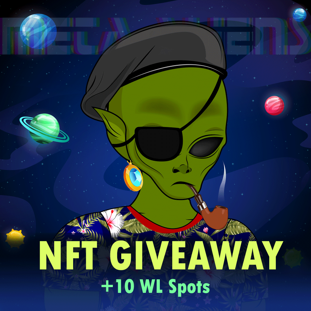 MetaAliensNFTs's tweet photo. 🚨🎁#NFTGiveaway🎁🚨

💣72HR Giveaway for 11 winners ( 1 Free mint + 10 WL) 

⚡️RULES:

✅Follow 
❤️ Like + RT
👥 tag 3 friends 

#NFT #NFTartist #NFTGiveaway  #PolygonNFT  #NFTs #NFTCommunity #NFTDrop #NFTart #NFTmint #NFT #Ethereum #EthereumNFTs #ETH #WLGiveaways https://t.co/e5Qr62Oc8x