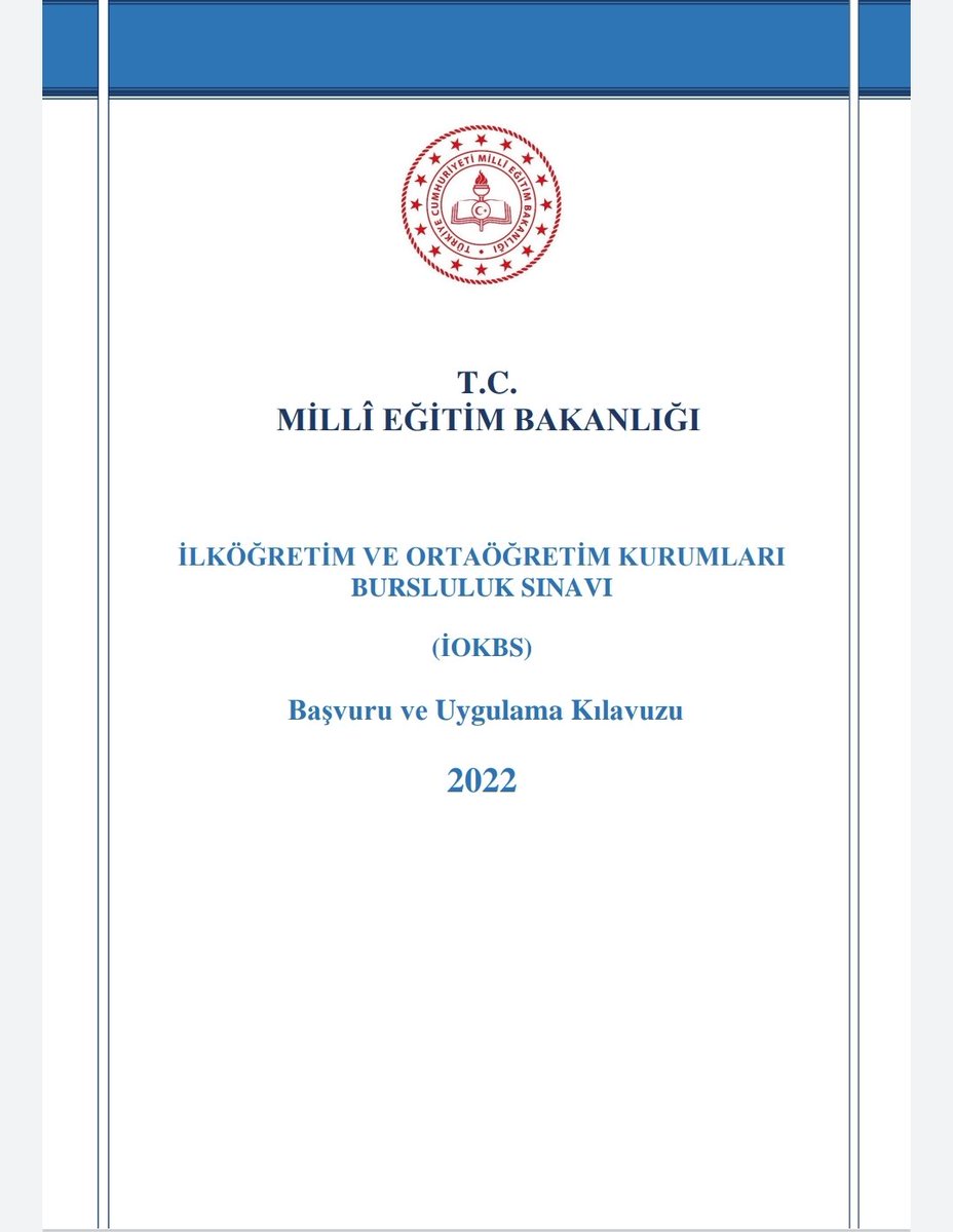 izmir_ilmem's tweet photo. "İlköğretim ve Ortaöğretim Kurumları Bursluluk Sınavı (İOKBS) Başvuru ve Uygulama Kılavuzu 2022" yayımlandı.

🔗https://t.co/xBjeg71F5f

@tcmeb @MucahitYentur https://t.co/4wfRil8EGj