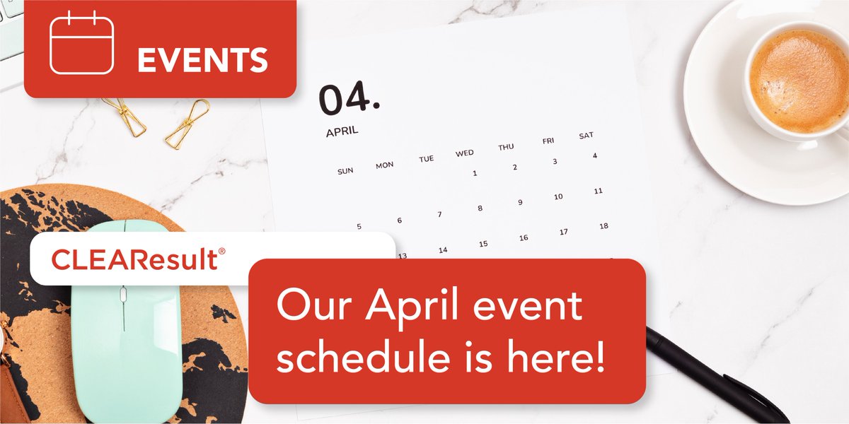 CLEAResult's tweet photo. Our thought leaders are springing into action in April π°πΌ Hop over to https://t.co/8ptwIBfOkc for recaps, highlights, and more from March, then see where we are headed next.
#ACEEE #carbonconsulting #GHGManagement #DEI #Carbonconsulting #DR #DER
#loadmanagement #NHPC22 https://t.co/RNSvMr6DCs