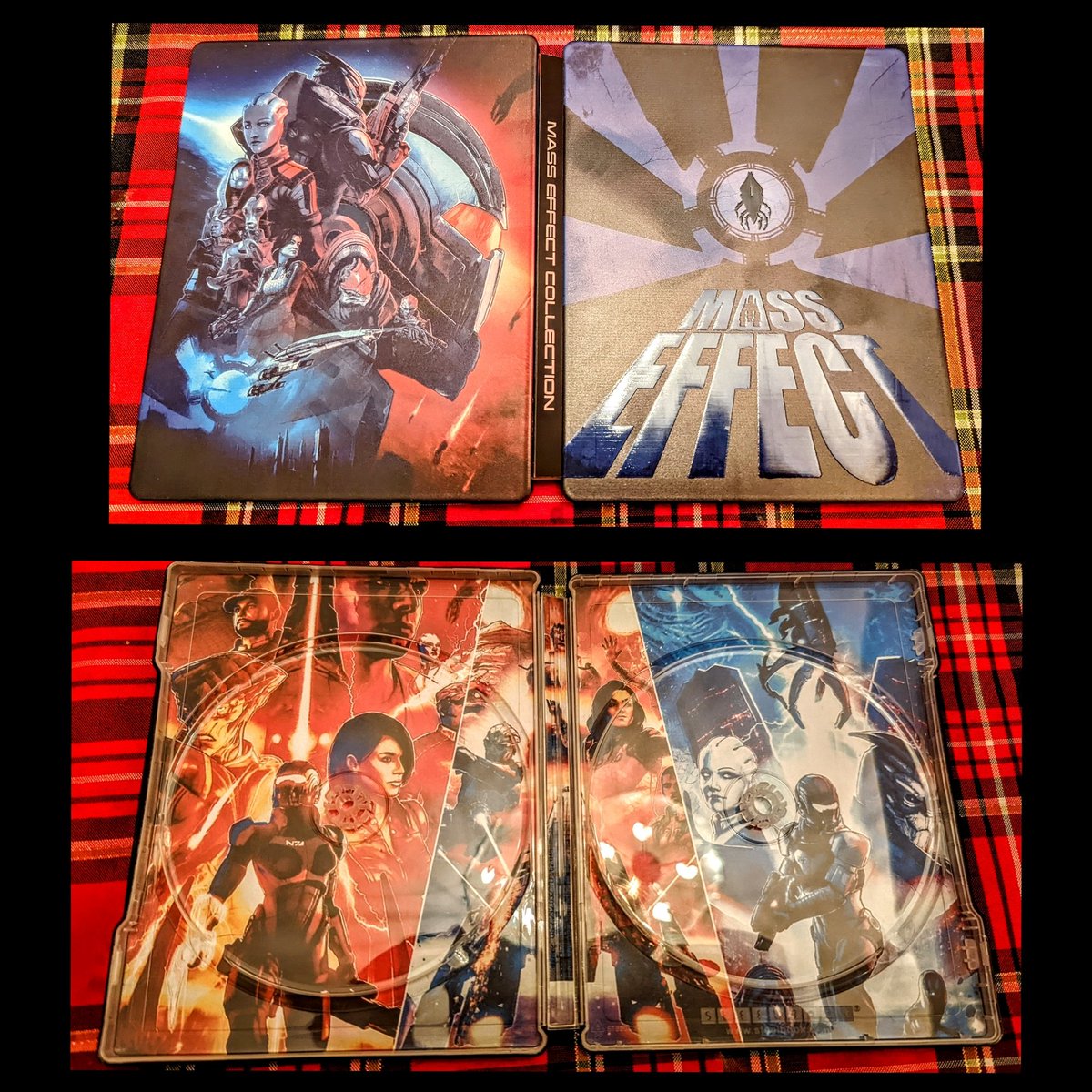 ShamilMak's tweet photo. The other custom Steelbook I got from  Alberto Varrona was this epic trilogy of these classic games! ❤️ #steelbook #steelbookcollector #customsteelbook #shamilmakeen #gaming #MassEffect #masseffectcollection #masseffectlegendaryedition #PS5 #PS4 #albertovarrona https://t.co/cVgDbZAZgY