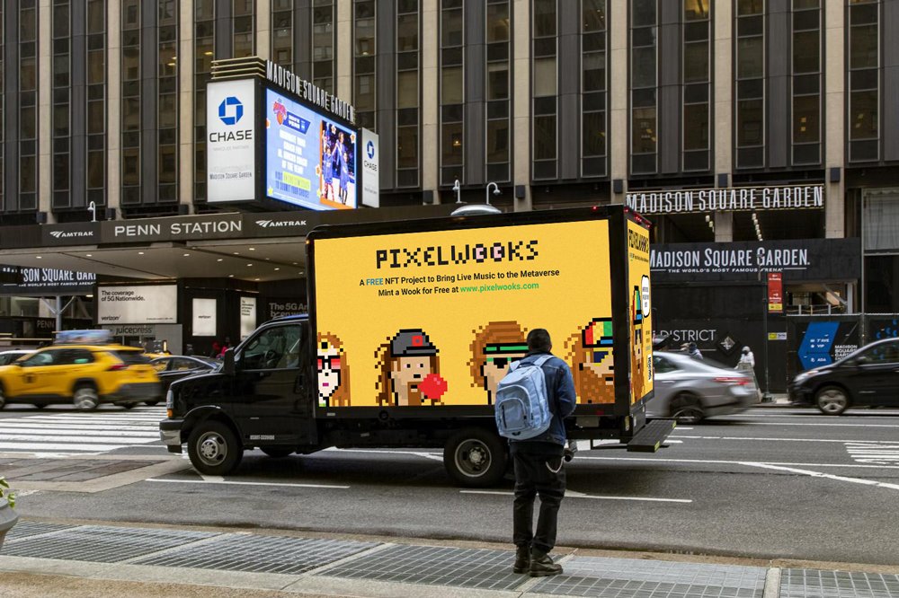 Wooks are descending on MSG in 12 days🤘🏼⭕️

Check out our PixelWook truck before the Phish shows. Snap a photo of the truck &amp; tag us on social to win one of our Celebrity Wook airdrops. We’re giving away 10 total &amp; you must mint a (free) wook to enter.

Let's rage🤘🏼