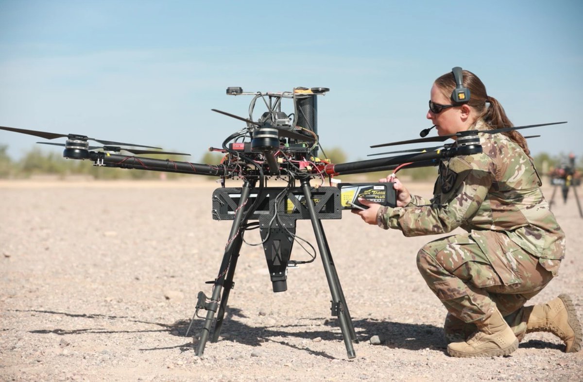 Drones going up! 

The Army is full of science, technology, engineering and, mathematical career fields. One may even argue we're the leading organization in these type of careers!

Text "ATLVRS"  to 462-769 (GO ARMY) to  see where your interests fit!