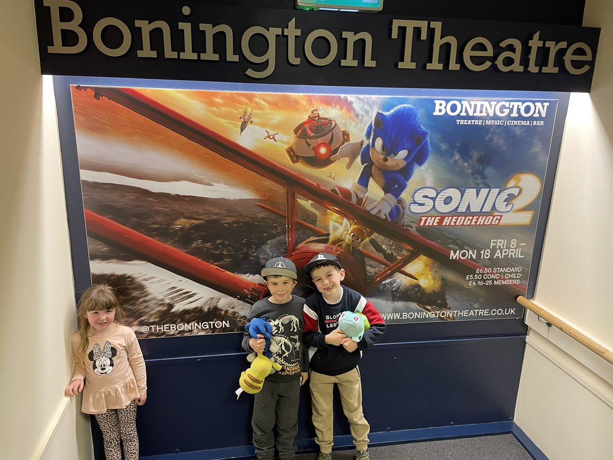 Afternoon at the cinema with my three 💙💙💗