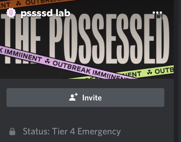 NATE9169's tweet photo. #posse Drop a “🧪” if your also in @ThePossessedNFT discord 👀👀 https://t.co/csGNPc2WSy