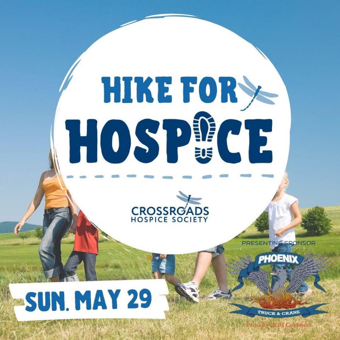 Join our 20th Annual Hike for Hospice! Sunday, May 29th from 9:30am-12:00pm - Walk in honour of a loved one while raising crucial funds for compassionate hospice care &amp; grief support for in our community. 

Register online NOW! Please visit: crossroadshospice.org/pages/h4h2022

#CHSH4H2022