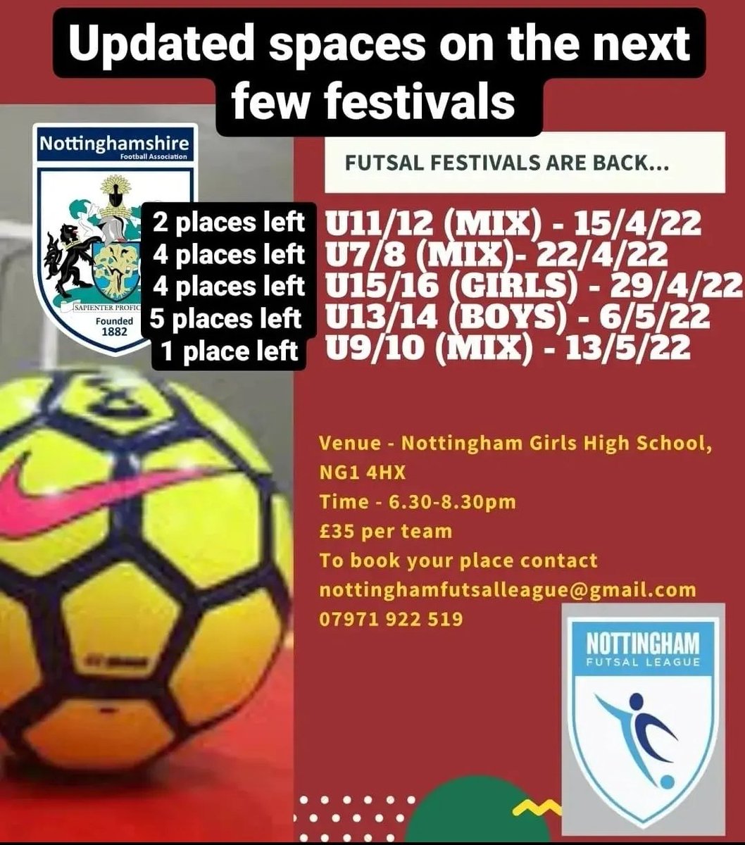 Nottingham Futsal League tweet media