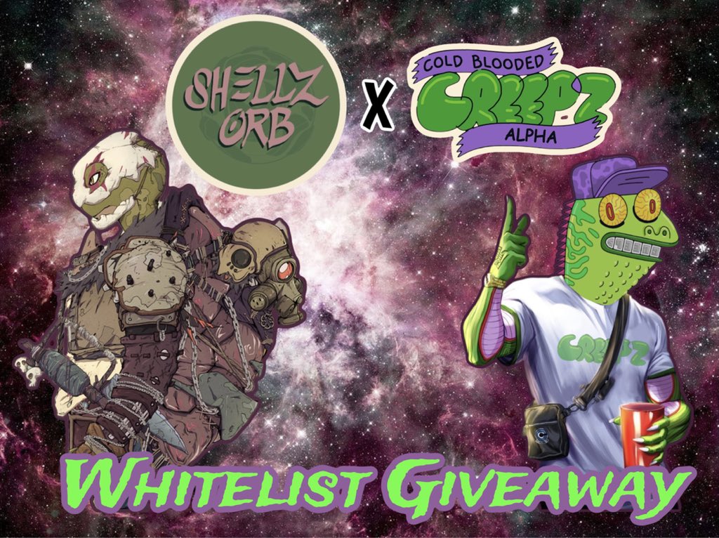 Creepz_Alpha π¦ππ₯ (@creepz_alpha) on Twitter photo π Shellz Orb x <a href="/Creepz_Alpha/">Creepz_Alpha π¦ππ₯</a> WL Giveaway!π
1οΈβ£Follow <a href="/Creepz_Alpha/">Creepz_Alpha π¦ππ₯</a> x <a href="/ShellzOrb/">Shellz Orb π’</a>
2οΈβ£π + RT!
3οΈβ£ Tag 3 friends & join our discord discord.gg/Mw84z7Ntpc & fill out google form. π Shellz Orb x <a href="/Creepz_Alpha/">Creepz_Alpha π¦ππ₯</a> WL Giveaway!π
1οΈβ£Follow <a href="/Creepz_Alpha/">Creepz_Alpha π¦ππ₯</a> x <a href="/ShellzOrb/">Shellz Orb π’</a>
2οΈβ£π + RT!
3οΈβ£ Tag 3 friends & join our discord discord.gg/Mw84z7Ntpc & fill out google form.