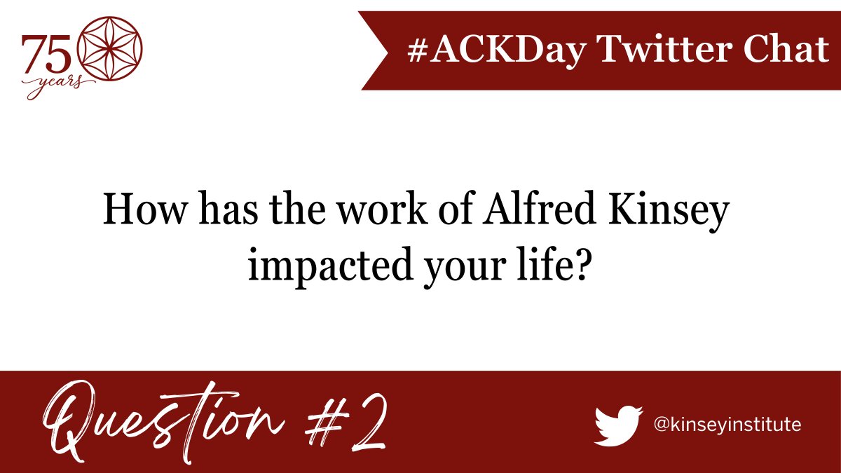 kinseyinstitute's tweet photo. Ready for question 2?

Q2: How has the work of Alfred Kinsey impacted your life? 

Don't forget to start your reply with A2. and include #ACKDay! https://t.co/YcxcCDnszn