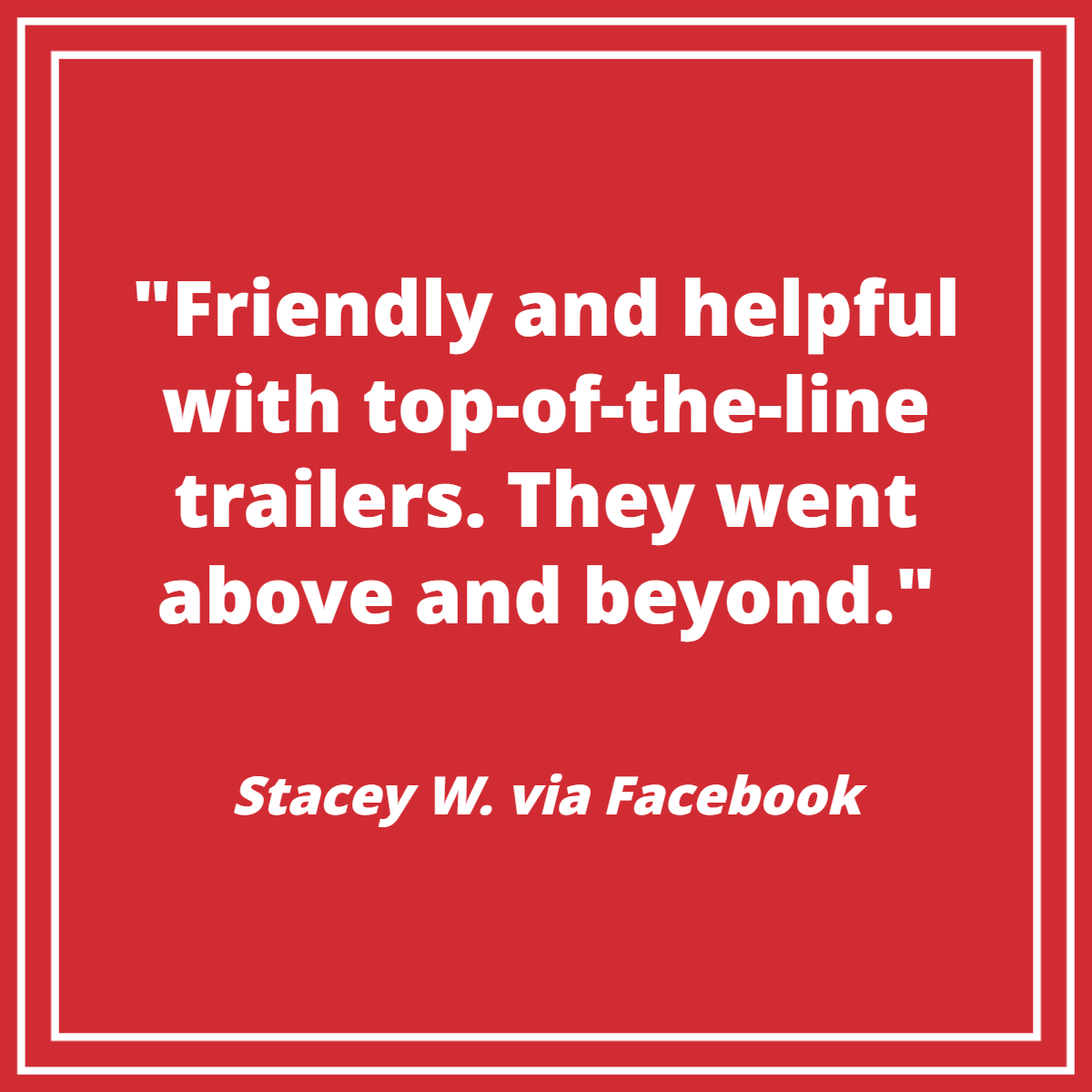 S_S_AUTO's tweet photo. Don't just take our word for it: Our trailers really are the best! https://t.co/jxOPULQHkE