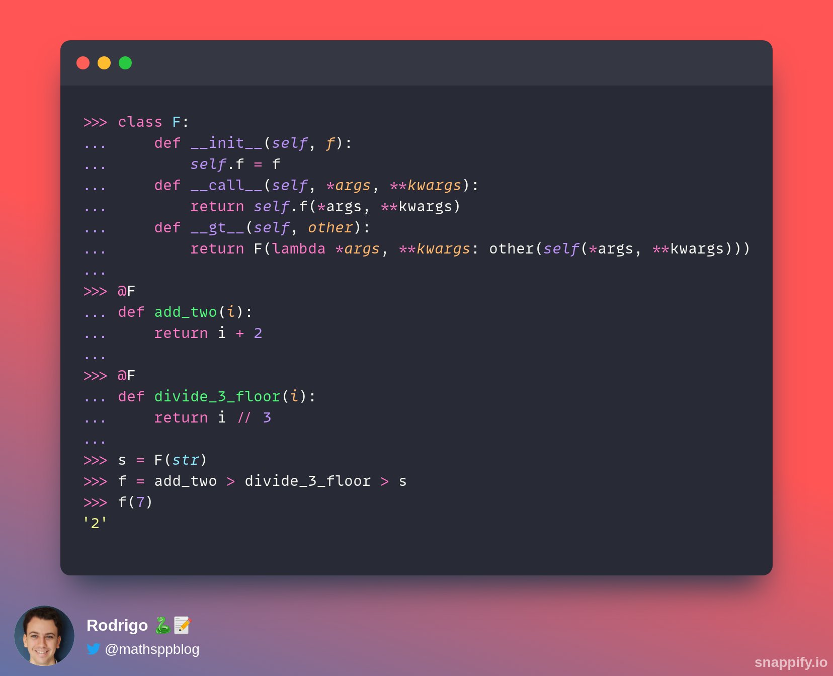 Rodrigo 🐍📝 on Twitter: 