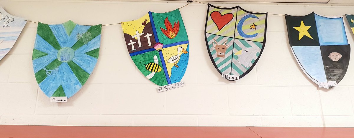 SMMHSEagles's tweet photo. Loved seeing some of these shields displayed at last night's #SignalShowcase 🛡🔰 #SMMHSsoars https://t.co/81TaGAEBTp