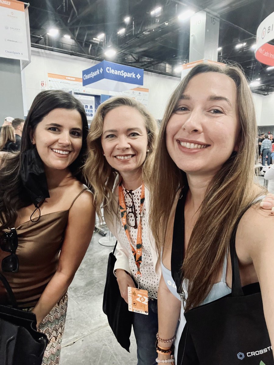 Miami Metaverse Women at <a href="/TheBitcoinConf/">The Bitcoin Conference</a> #Bitcoin2022. See you there!👏🙌 <a href="/LaviniaMeliti/">Lavinia Meliti</a> <a href="/anna_gandrabura/">Anna Gandrabura</a>