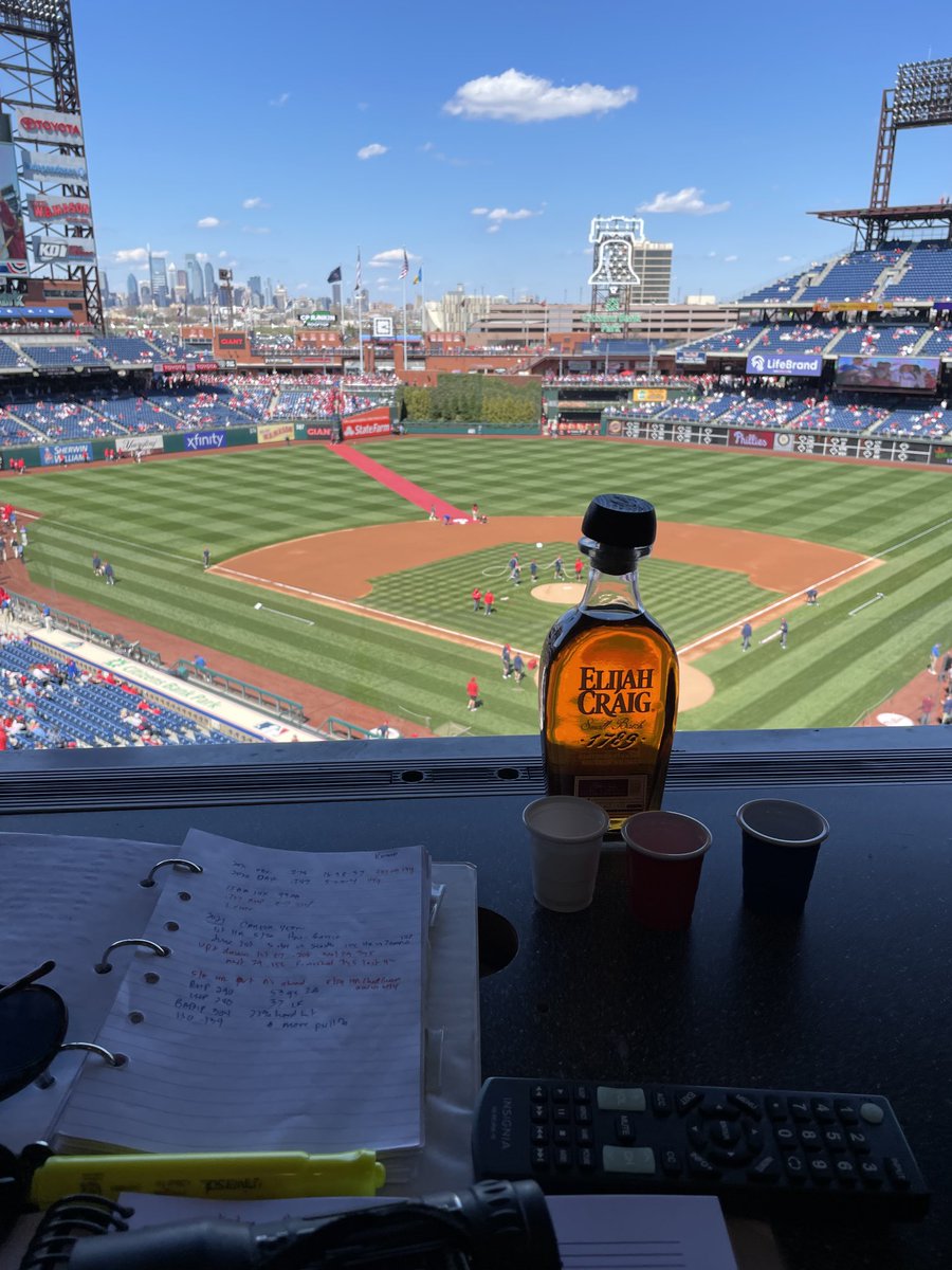 vincebaseball's tweet photo. Blessed for my 30th opening MLB opening day, once again I toast to a fun and safe season, plus my late parents and brother Joe.  This year we toast our beloved Ray Fosse, watching us from above, knowing he will  be smiling with Catfish https://t.co/wRecISHGGc