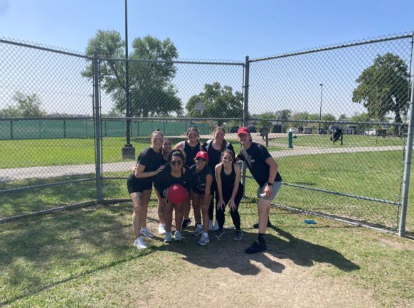 23emmashaw's tweet photo. My Sorority participated in UH Alpha Sig kickball tournament and took home the dub!!! So proud of my girls💗#kickball #phimu #CHAMPS #GameDay #college #aesthetic https://t.co/HS6O2UJOiz