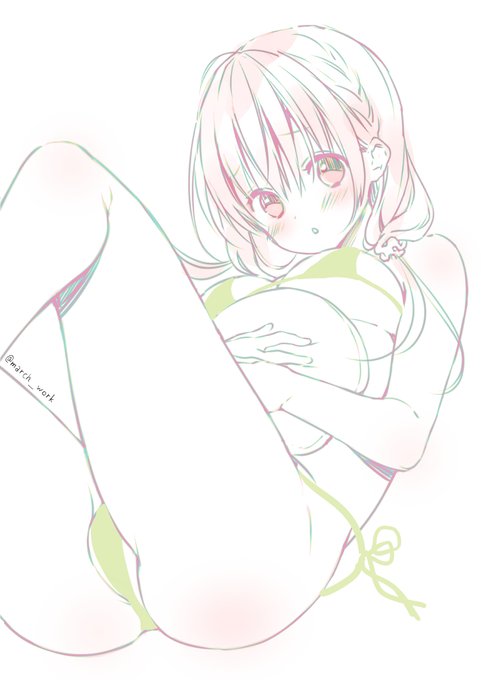 FANBOX&Fantia用のラフ～✎⁾⁾ 