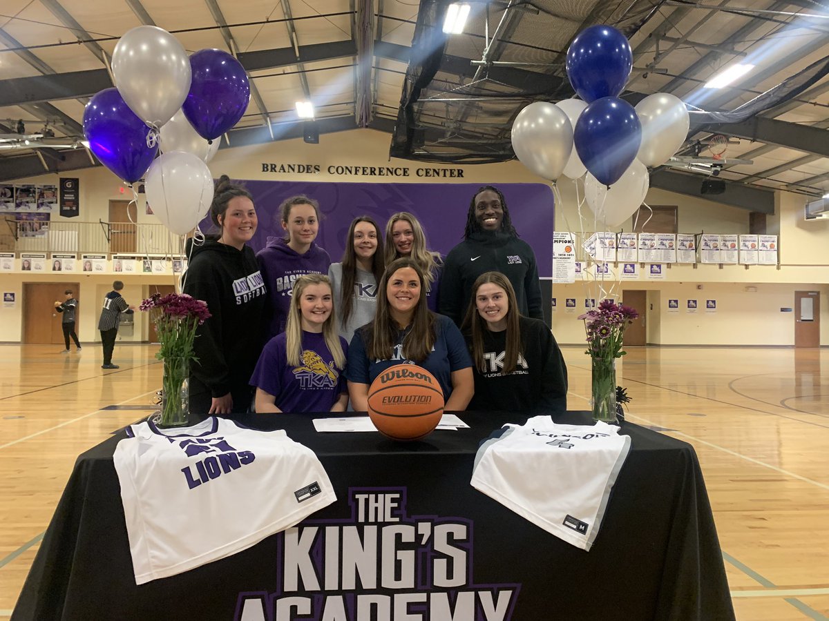 TKALadyLionsWBB's tweet photo. Congratulations to @mckennamonger on signing with @JUTNWBB today!  Lots of hard work and dedication have gone into reaching this goal and we couldn’t be happier for you!  @TKALadyLionsWBB @TNLadyVolcanoes @TKASeymour 
#LadyLionsFamily https://t.co/ss8cxx7f4P