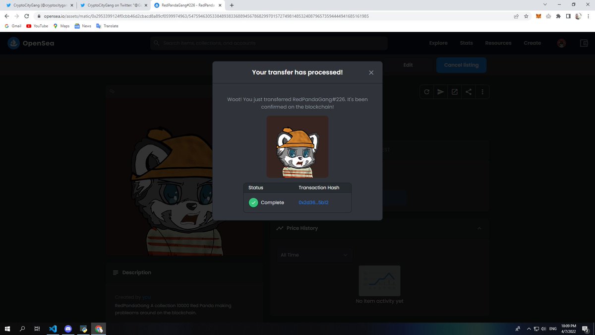 GangRedpanda's tweet photo. Our Gang Only 2 HOURS For Our Giveaways
🎁🎁🎁🎁🎁
➡️Follow
➡️Like
➡️Ret
➡️Tag friend
➡️Drop your Wallet
#NFTGiveaway #NFTdrop #NFTCommmunity #NFTdrop https://t.co/dCzbC0QPk4