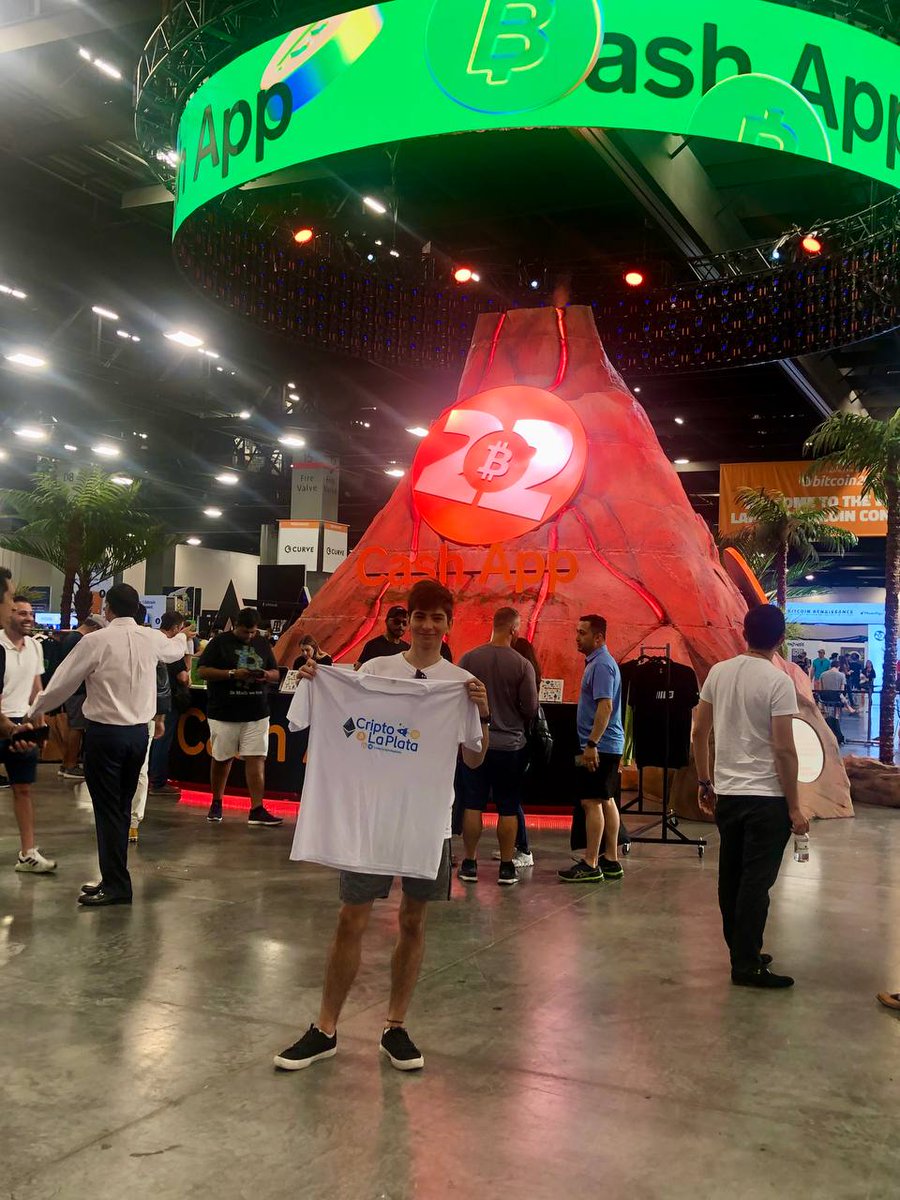 CriptoLaPlata_'s tweet photo. #CriptoLaPlata presente en #Bitcoin2022 #Bitcoin
Gracias Lucas Acocce por llevarnos, nosotros te llevamos en el 💟 https://t.co/e9JTgeNwwF