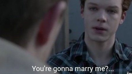 aboutgallavich's tweet photo. What started as a sad joke used to avoid the breakdown of a breakup ended up being the promise of forever between Ian and Mickey. https://t.co/FCdjCPmrur