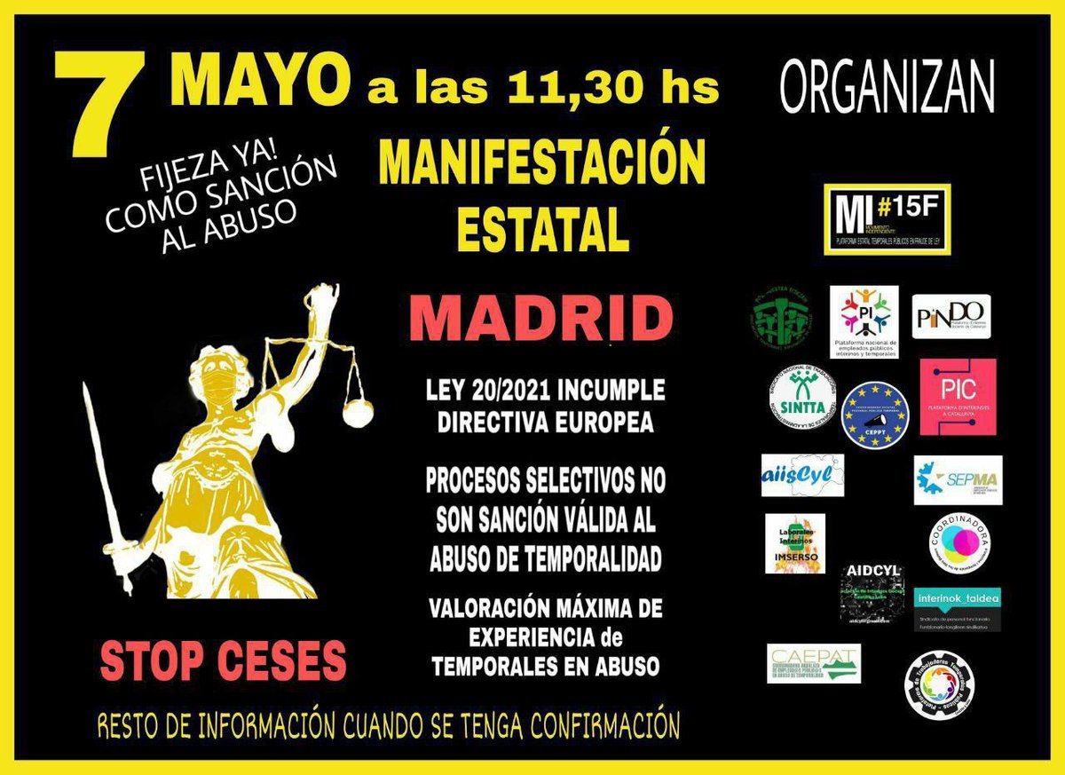 Grupo estatal de temporales Mi15F tweet media