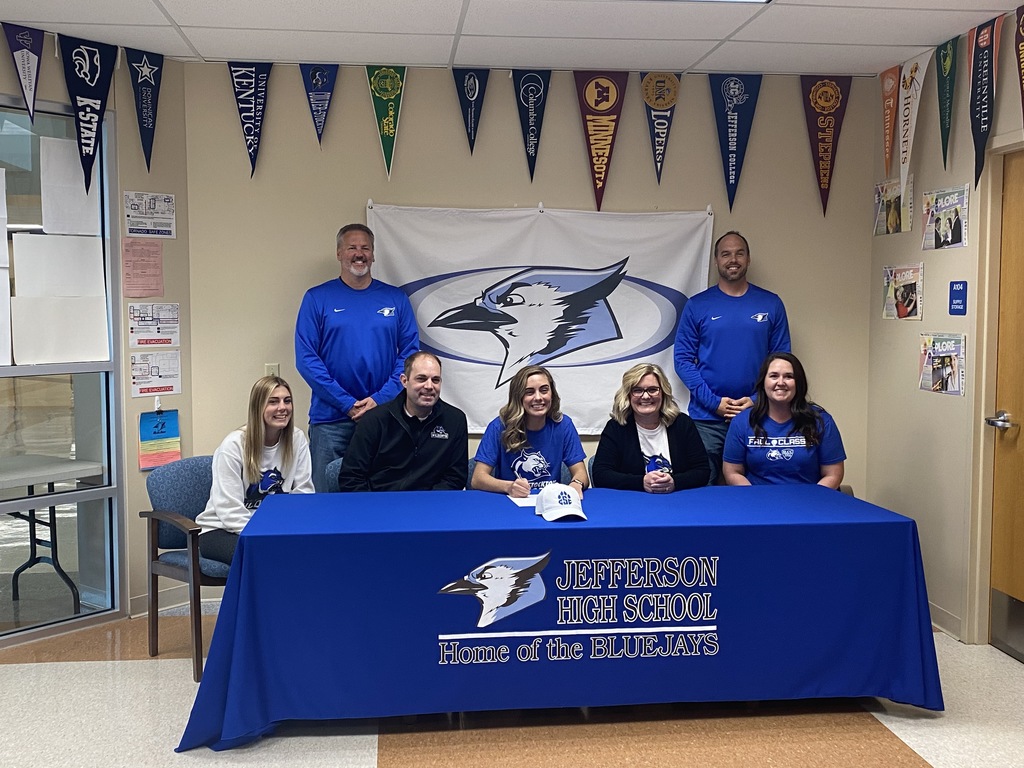 R7Activities's tweet photo. The Jefferson R-7 School District would like to announce that Gabby Beffa has signed a Letter of Intent to compete in Golf at Culver - Stockton College in Canton, Missouri.  Gabby's signing information can be found at the following link: https://t.co/Da2BteYrvA https://t.co/dvdeGhrJTT