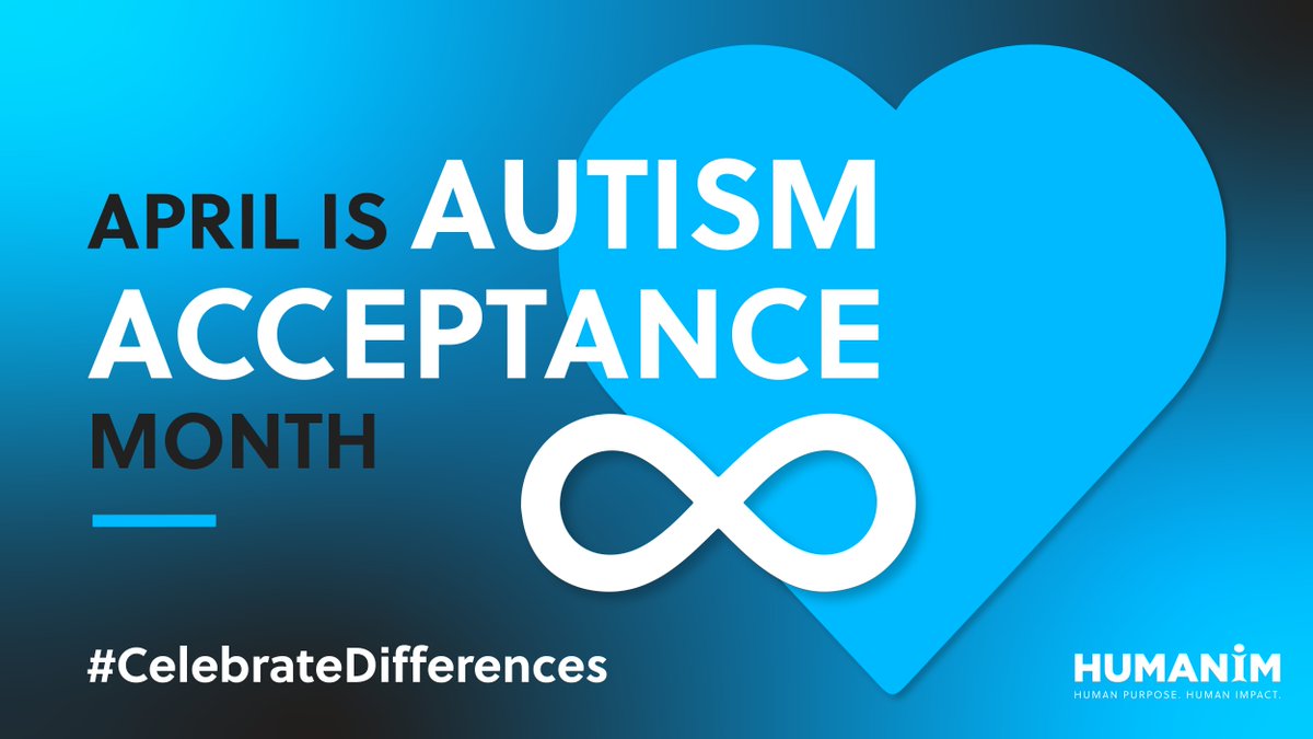 Humanim's tweet photo. This year’s #CelebrateDifferences campaign focuses on providing information, promoting acceptance, and being more inclusive. Follow Humanim's newest program, The Infinity Center for Behavior Services, as they share about #AutismAcceptance this month at: https://t.co/65zOKDhm03 https://t.co/MRiIdoKRmd